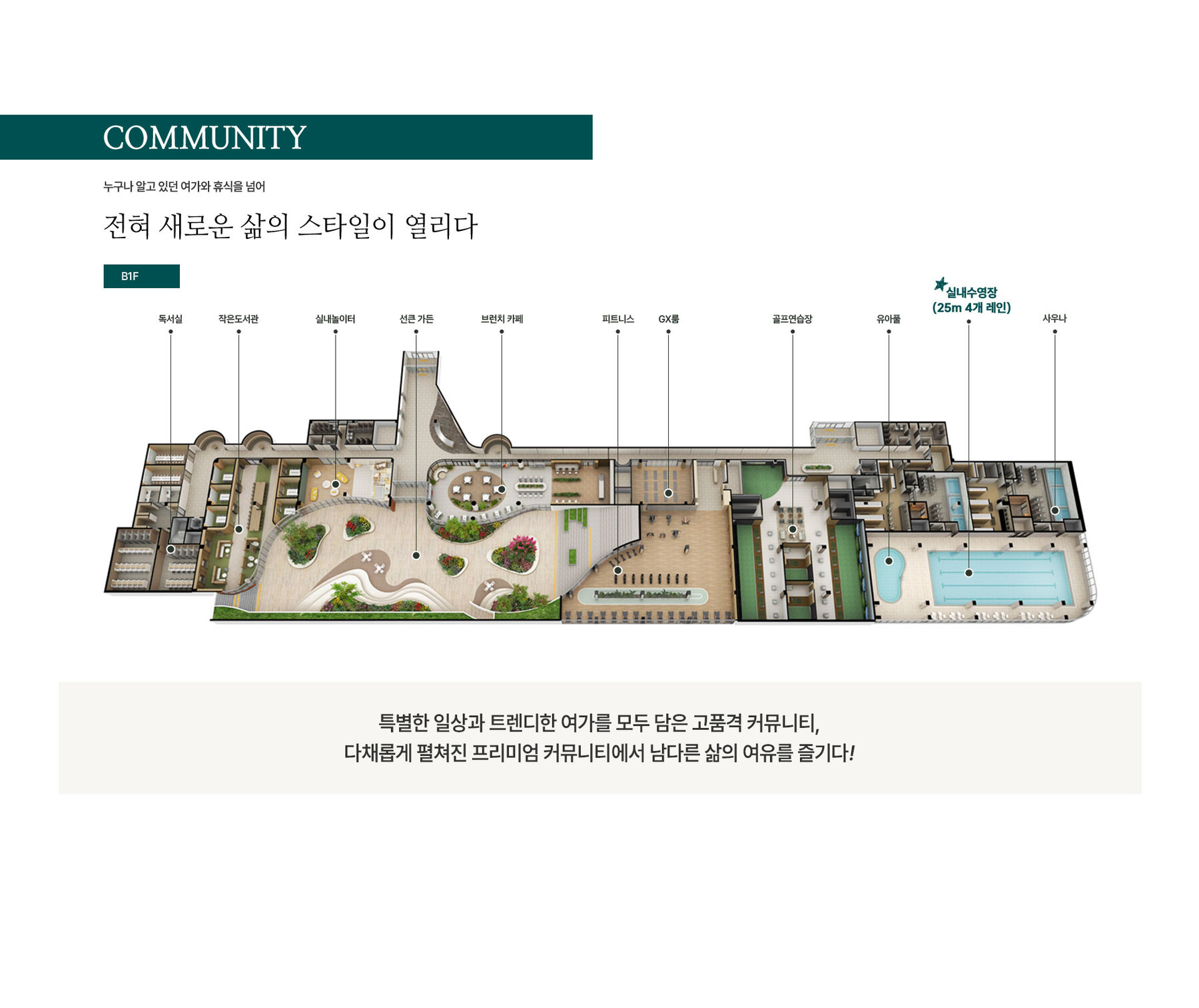 업성 푸르지오 레이크시티 커뮤니티